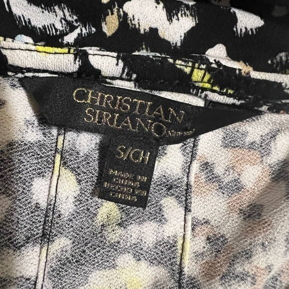 Christian Siriano multi color animal print v neck dress size small - Picture 5 of 9